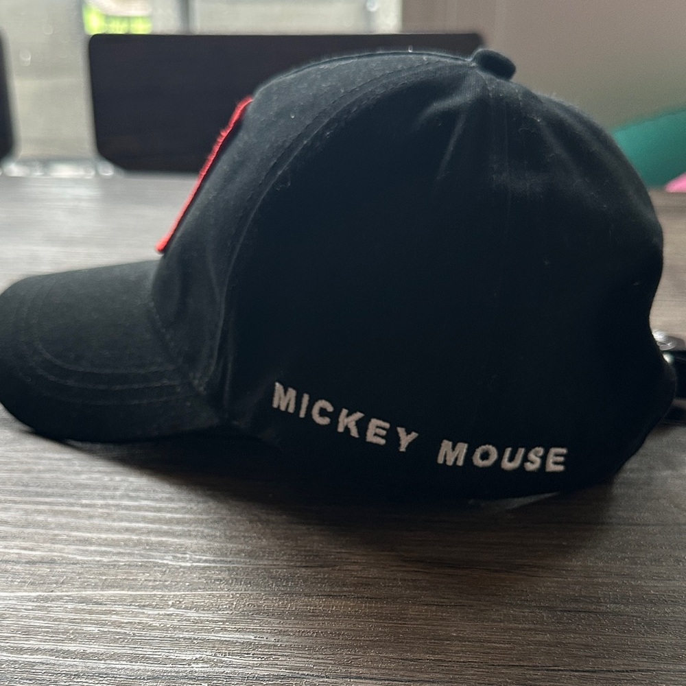 Disney Black Cap with Mickey Mouse Patch - Picture 5 of 5
